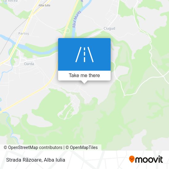 Strada Răzoare map