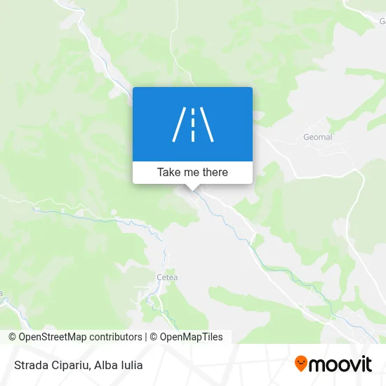 Strada Cipariu map