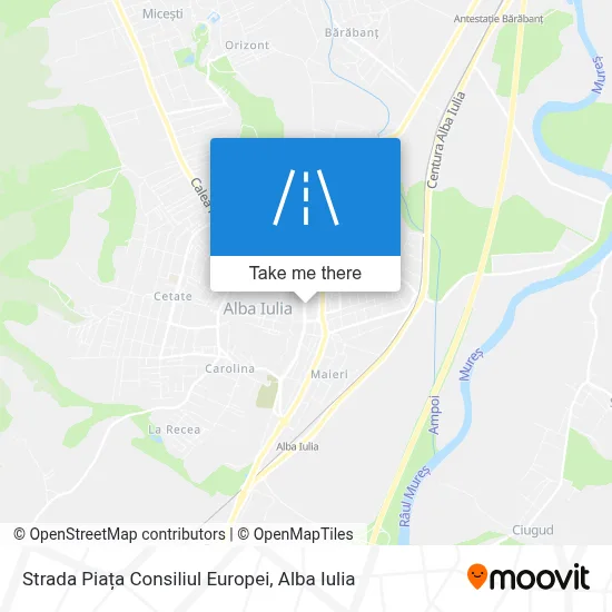 Strada Piața Consiliul Europei map