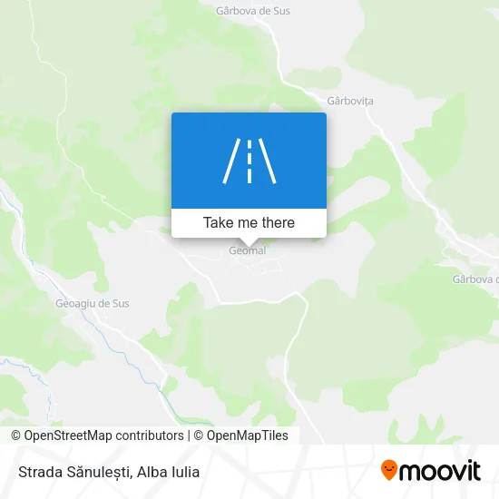Strada Sănulești map