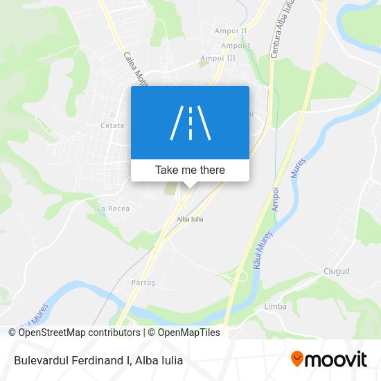 Bulevardul Ferdinand I map