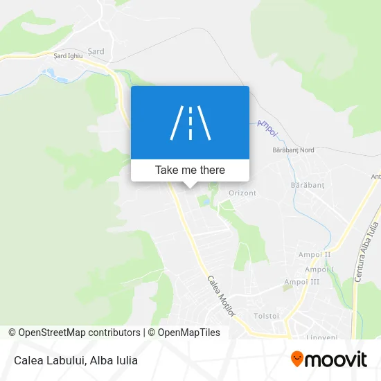 Calea Labului map