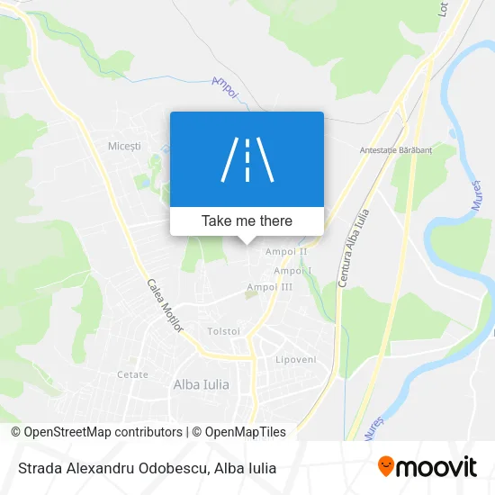 Strada Alexandru Odobescu map