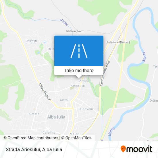 Strada Arieșului map
