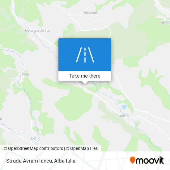 Strada Avram Iancu map