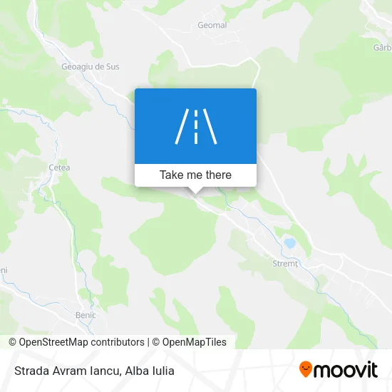 Strada Avram Iancu map