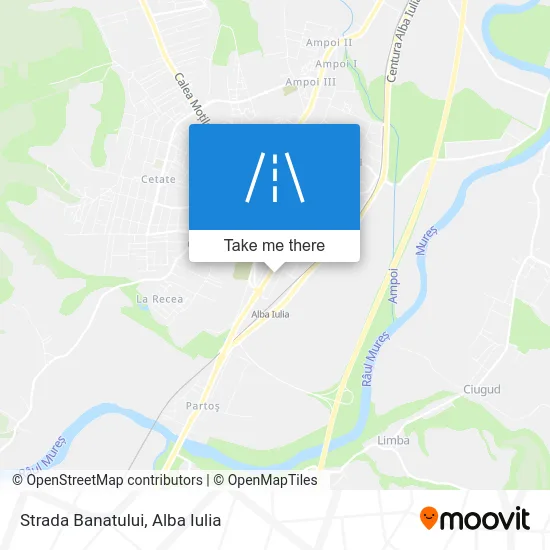 Strada Banatului map