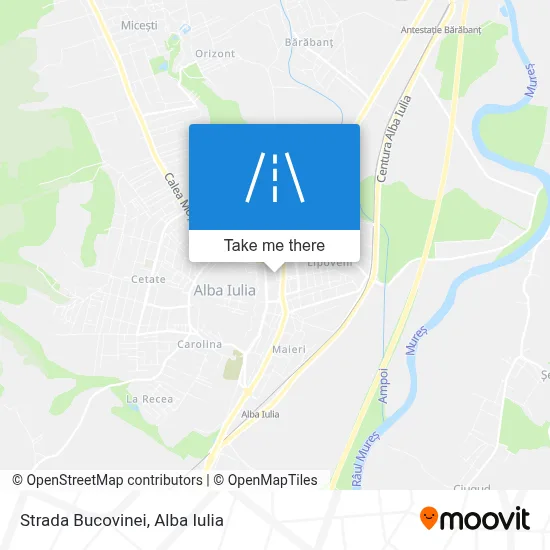 Strada Bucovinei map