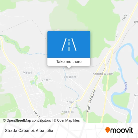 Strada Cabanei map