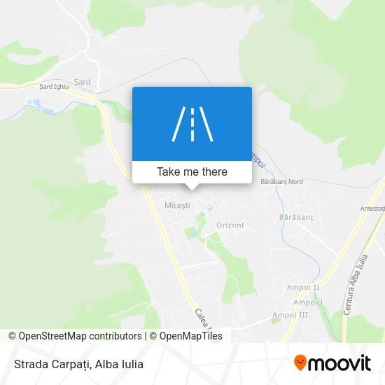 Strada Carpați map