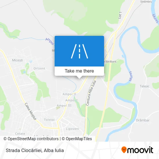 Strada Ciocârliei map