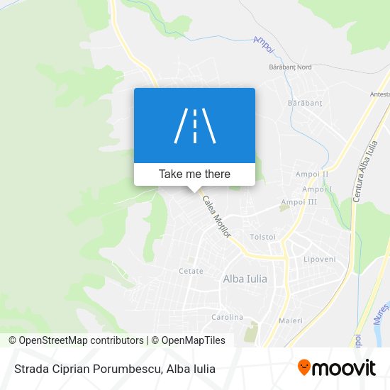 Strada Ciprian Porumbescu map