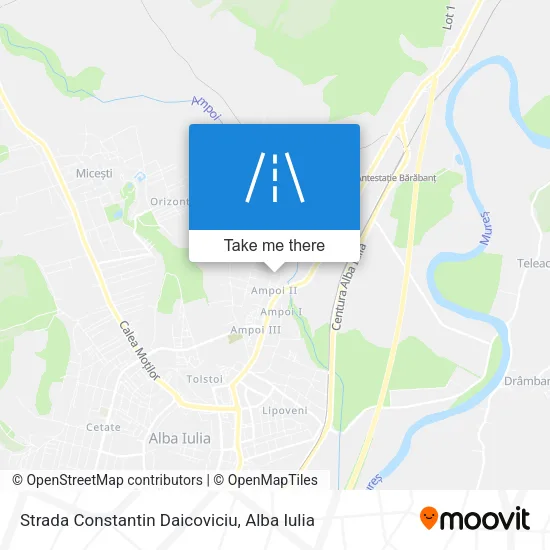 Strada Constantin Daicoviciu map