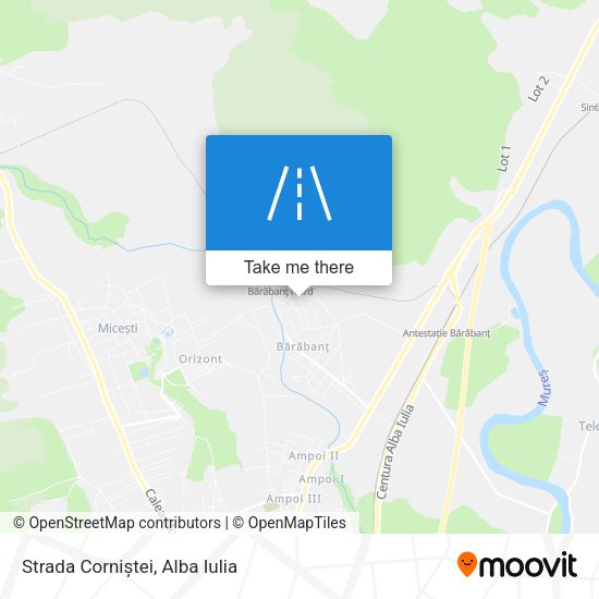 Strada Corniștei map