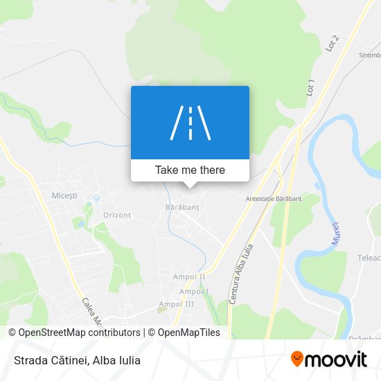 Strada Cătinei map