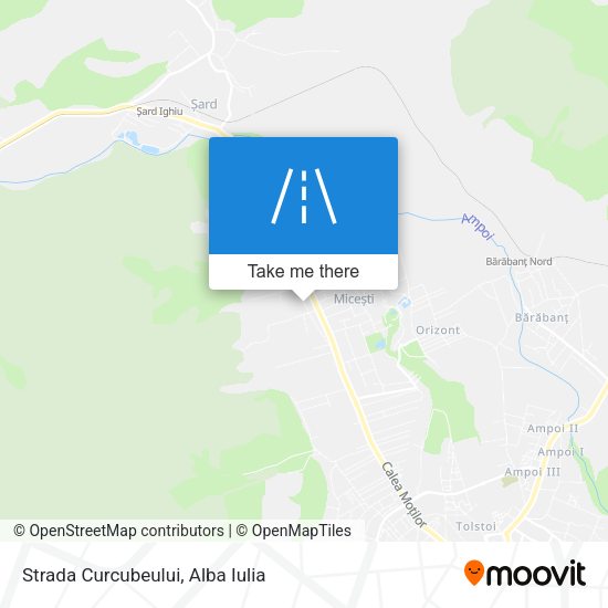 Strada Curcubeului map
