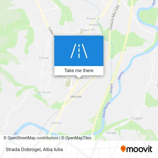 Strada Dobrogei map