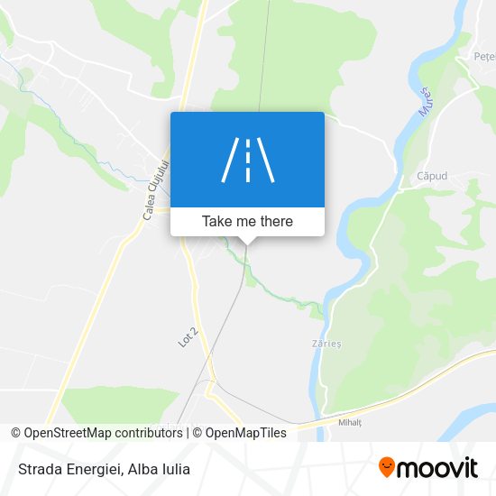 Strada Energiei map