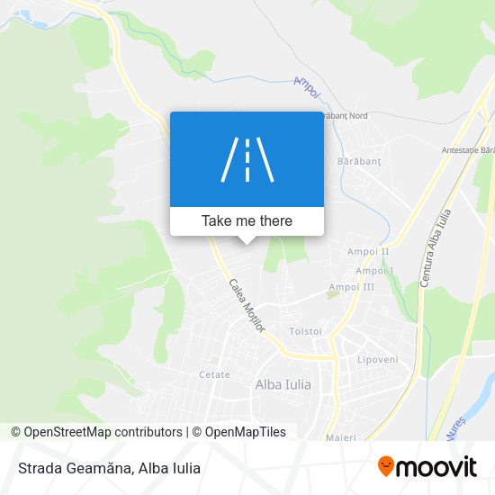 Strada Geamăna map