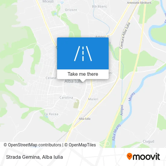 Strada Gemina map