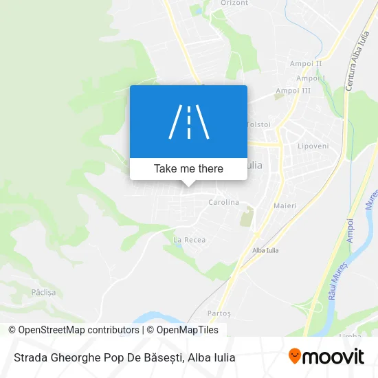 Strada Gheorghe Pop De Băsești map