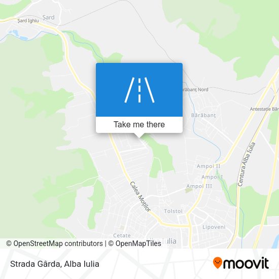 Strada Gârda map