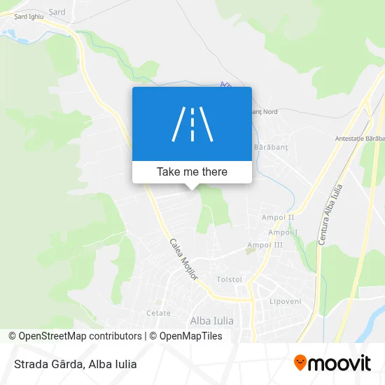 Strada Gârda map