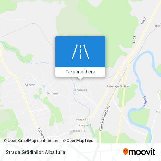 Strada Grădinilor map