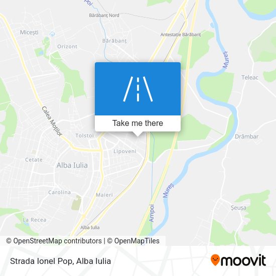 Strada Ionel Pop map