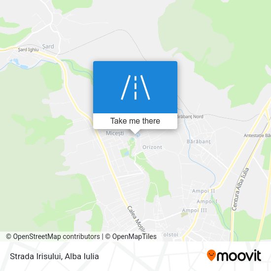 Strada Irisului map