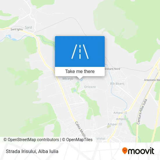 Strada Irisului map
