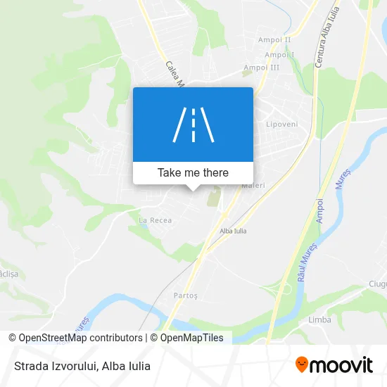 Strada Izvorului map