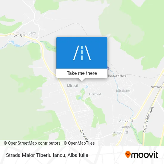 Strada Maior Tiberiu Iancu map