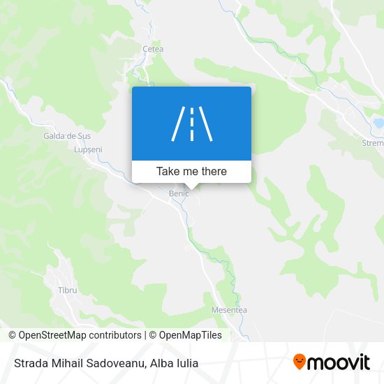 Strada Mihail Sadoveanu map
