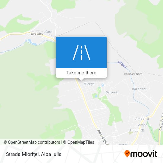 Strada Mioriței map