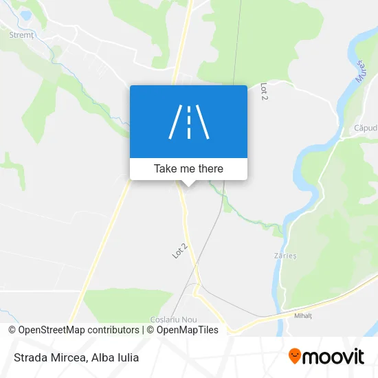 Strada Mircea map