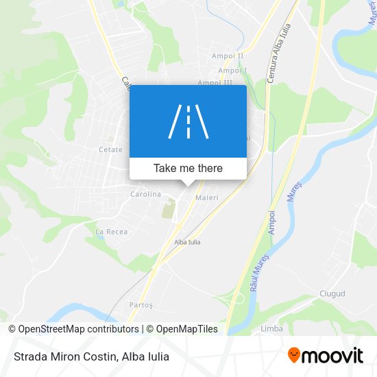 Strada Miron Costin map