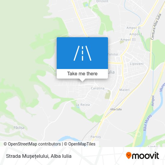 Strada Mușețelului map