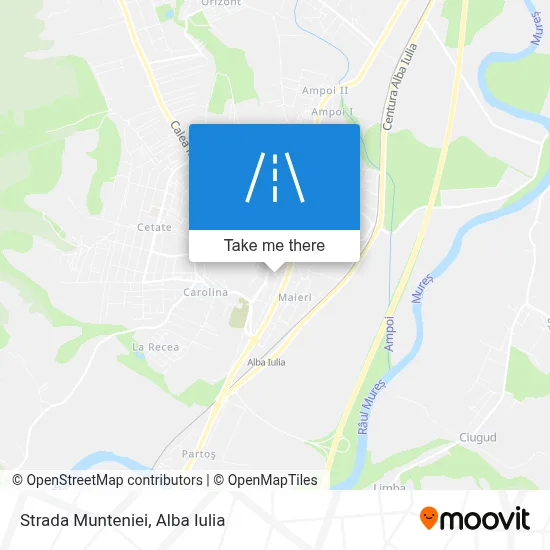 Strada Munteniei map
