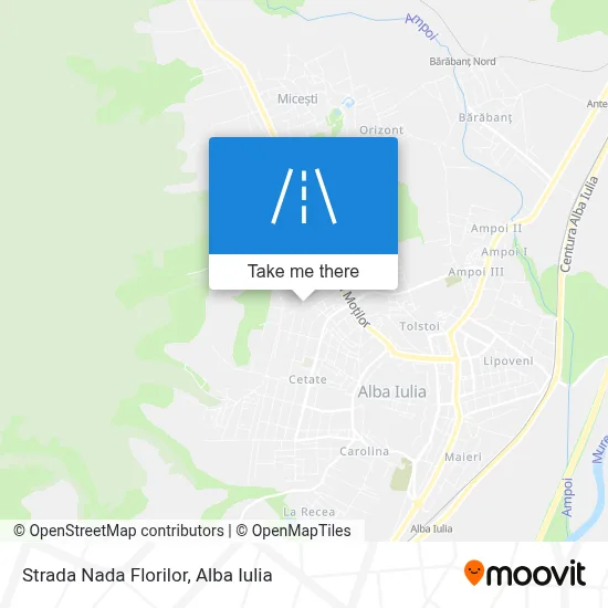Strada Nada Florilor map