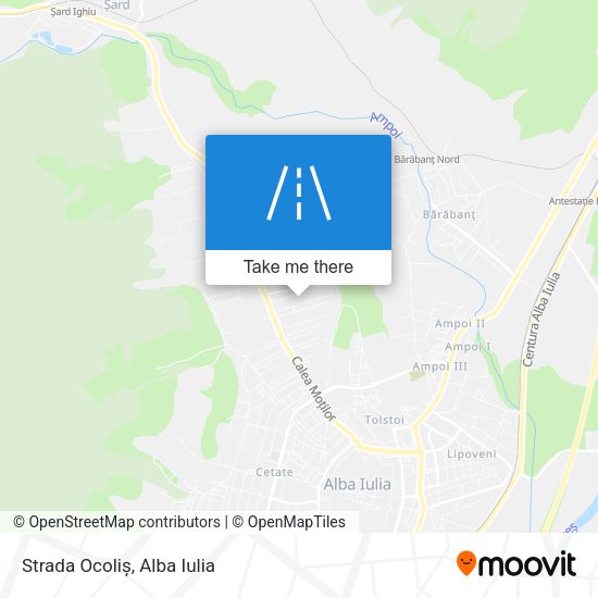 Strada Ocoliș map