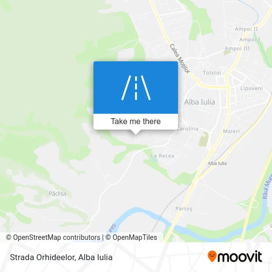 Strada Orhideelor map