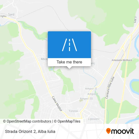 Strada Orizont 2 map