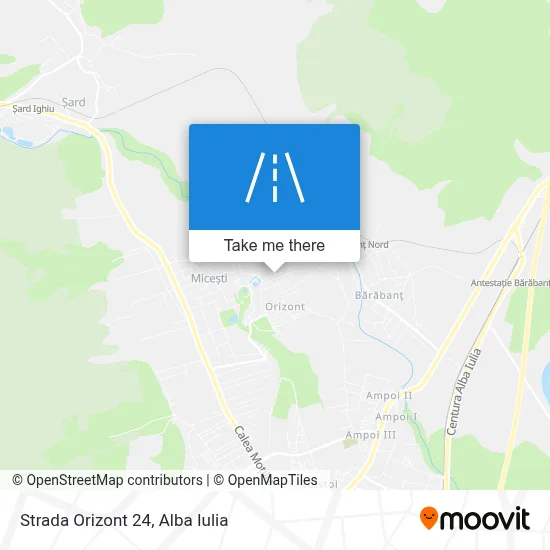 Strada Orizont 24 map