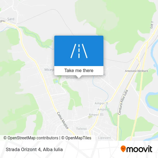 Strada Orizont 4 map