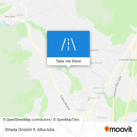 Strada Orizont 9 map