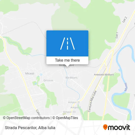 Strada Pescarilor map