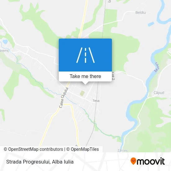 Strada Progresului map
