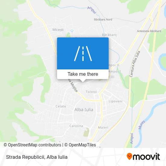 Strada Republicii map