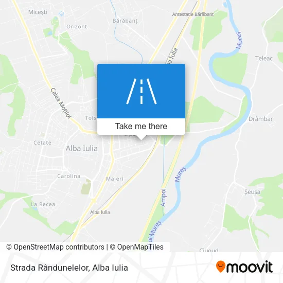 Strada Rândunelelor map